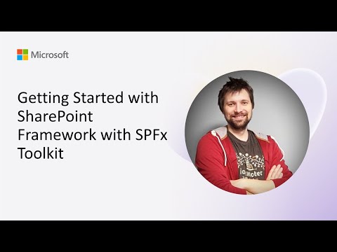 Video thumbnail for Getting Started with SharePoint Framework with SPFx Toolkit